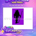 Free Splinter Silhouette Free Purple Background Ninja Turtles Free SVG - Instant Download