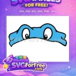 Free Blue Mask Free Googly Eyes Ninja Turtles Free SVG - Instant Download
