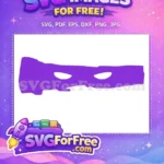 Free Purple Mask Free Donatello Ninja Turtles Movie Free SVG - Instant Download