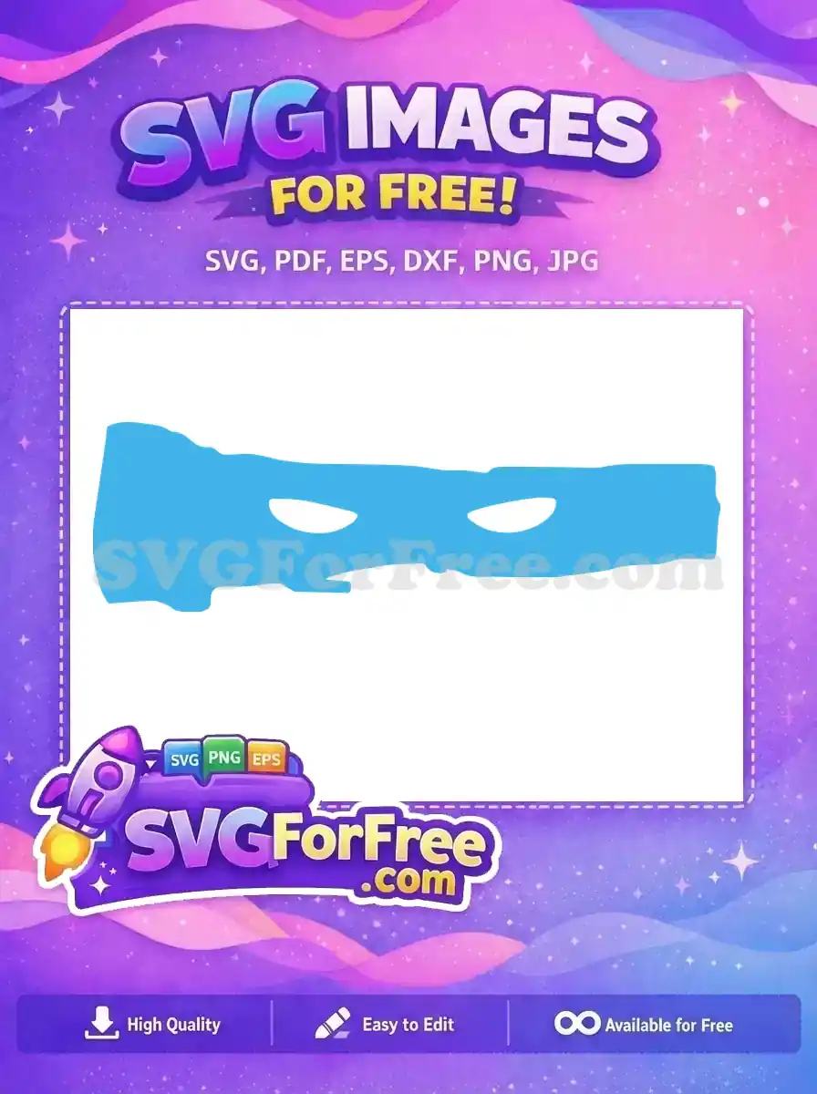 Free Blue Mask Free Ninja Turtles Movie Free SVG