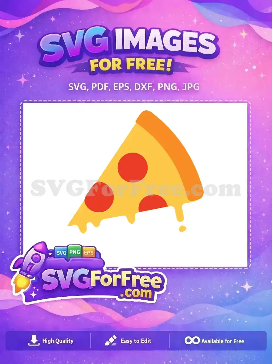Free Pepperoni Slice Free Dripping Cheese Ninja Turtles Free SVG