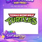 Free Green Ninja Turtles Free Logo Movie Free SVG - Instant Download