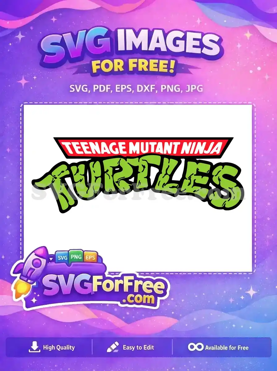 Free Green Ninja Turtles Free Logo Movie Free SVG