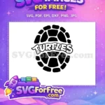 Free Ninja Turtle Shell Free Graffiti Style Turtles Movie Free SVG - Instant Download