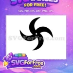 Free Ninja Star Free Black Shuriken Ninja Turtles Free SVG 2 - Instant Download
