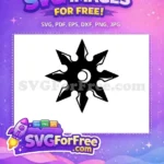 Free Ninja Star Free Shuriken Ninja Turtles Free SVG 5 - Instant Download