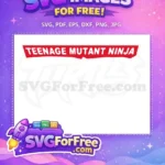 Free Red Logo Free Teenage Mutant Ninja Turtles Free SVG - Instant Download