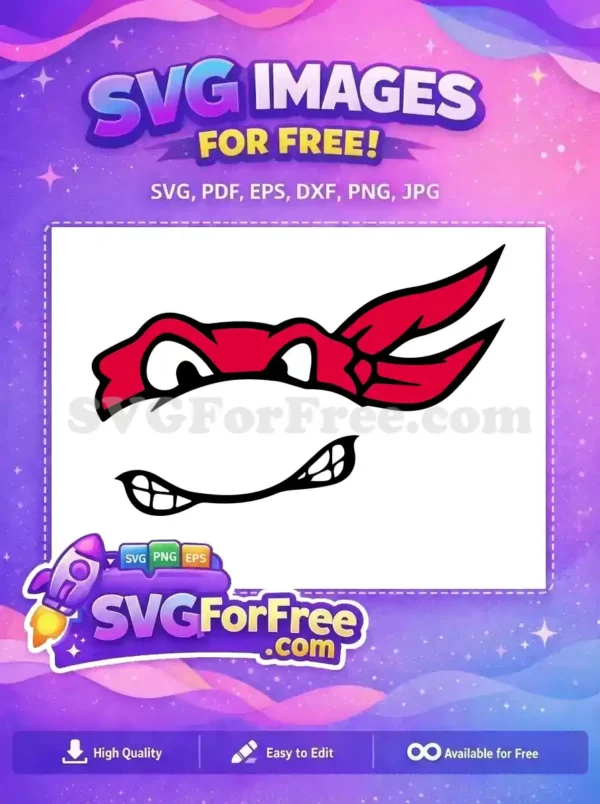 Free Red Mask Free Nike Teenage Mutant Ninja Free SVG