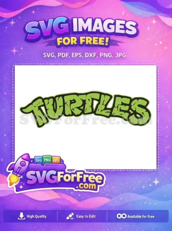 Free Ninja Turtles Graffiti Free Nike Font Movie Free SVG 2