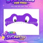 Free Googly Eyes Free Purple Mask Ninja Turtles Free SVG - Instant Download