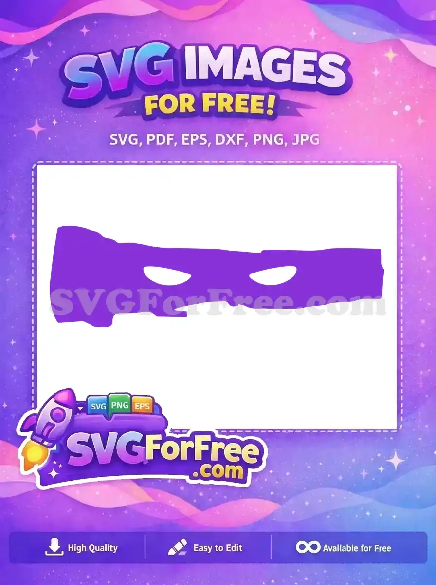 Free Purple Mask Free Nike Teenage Mutant Ninja Turtles Free SVG