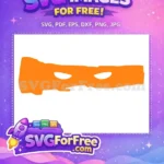 Free Orange Mask Free Nike Ninja Turtles Movie Free SVG - Instant Download