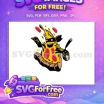 Free Pizza Ninja Turtle Free Nike Style Ninja Free SVG - Instant Download