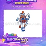 Free Orange Cool Ninja Free Nike Shoes Ninja Free SVG - Instant Download