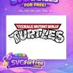 Free Classic Logo Free Nike Style Ninja Turtles Free SVG - Instant Download