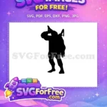 Free Ninja Turtle Silhouette Free Nike Design Ninja Free SVG - Instant Download