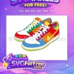 Free Colorful Shoes Free Nike Design Ninja Turtles Free SVG - Instant Download
