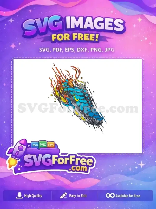 Free Splatter Art Free Nike Logo Ninja Turtles Free SVG