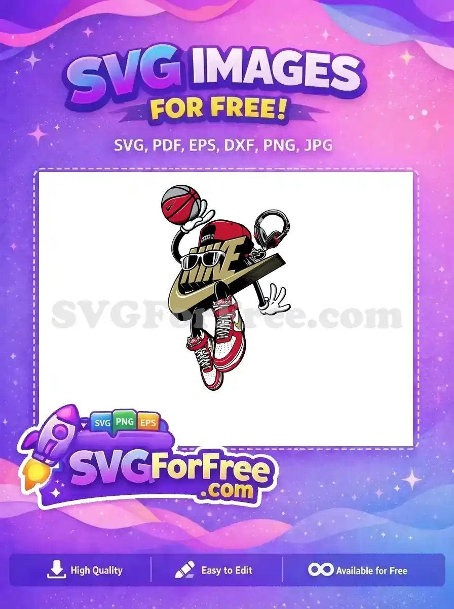 Free Red Sneakers Free Nike Logo Ninja Turtles Free SVG