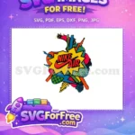 Free Ninja Turtles Free Nike Colorful Design Free SVG - Instant Download