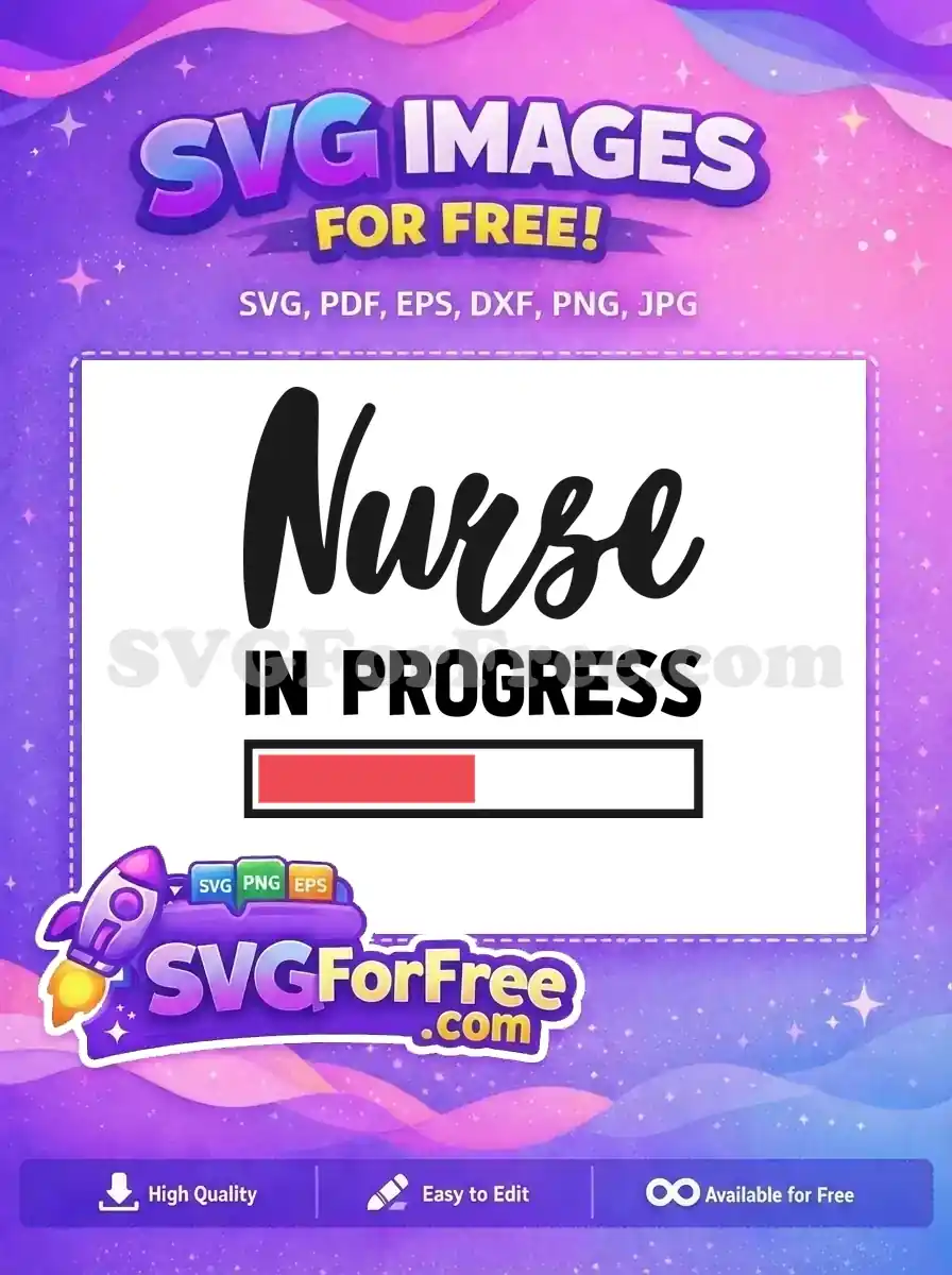 Free Nurse in Progress Free Loading Bar Design Free SVG