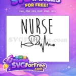 Free Nurse Life Heartbeat Free Caduceus Nurse Quotes Free SVG - Instant Download