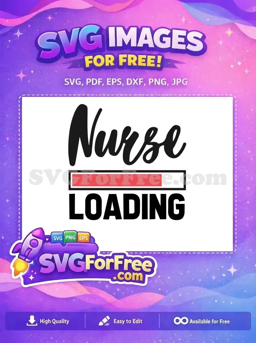 Free Nurse Loading Bar Free Funny Quote Free SVG