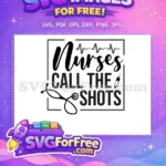 Free Stethoscope Syringe Free Heartbeat Nurse Quotes Free SVG - Instant Download