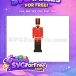 Free Red Uniform Free Blue Eyes Nutcracker Free SVG - Instant Download