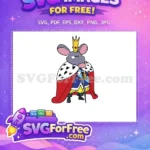 Free Mouse King Crown Free Red Cape Nutcracker Free SVG - Instant Download