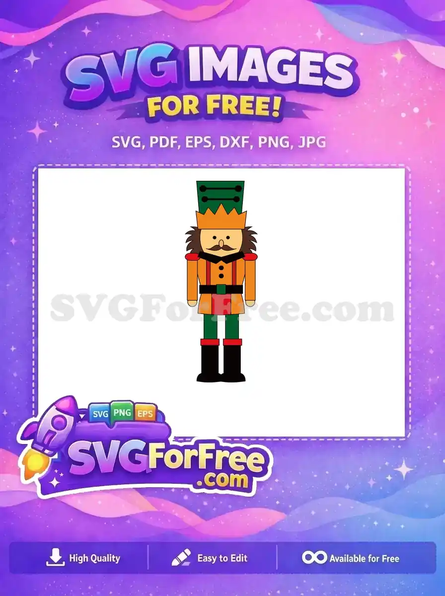 Free Orange Jacket Free Green Pants Nutcracker Free SVG