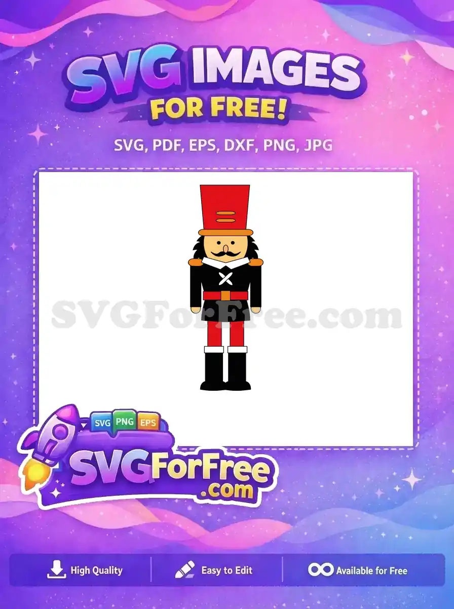 Free Red Hat Free Black Hair Nutcracker Free SVG