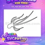 Free Tentacle Detail Free Ocean Creature Octopus Free SVG 1 - Instant Download