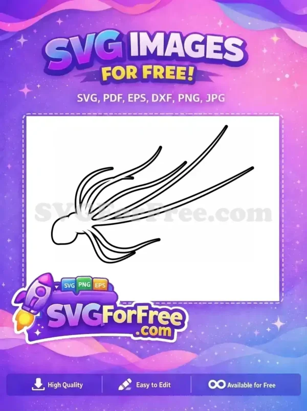 Free Tentacle Detail Free Ocean Creature Octopus Free SVG 1