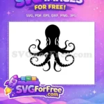 Free Curled Tentacles Free Sea Monster Octopus Free SVG 3 - Instant Download