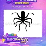 Free Black Tentacles Free Sea Monster Octopus Free SVG - Instant Download