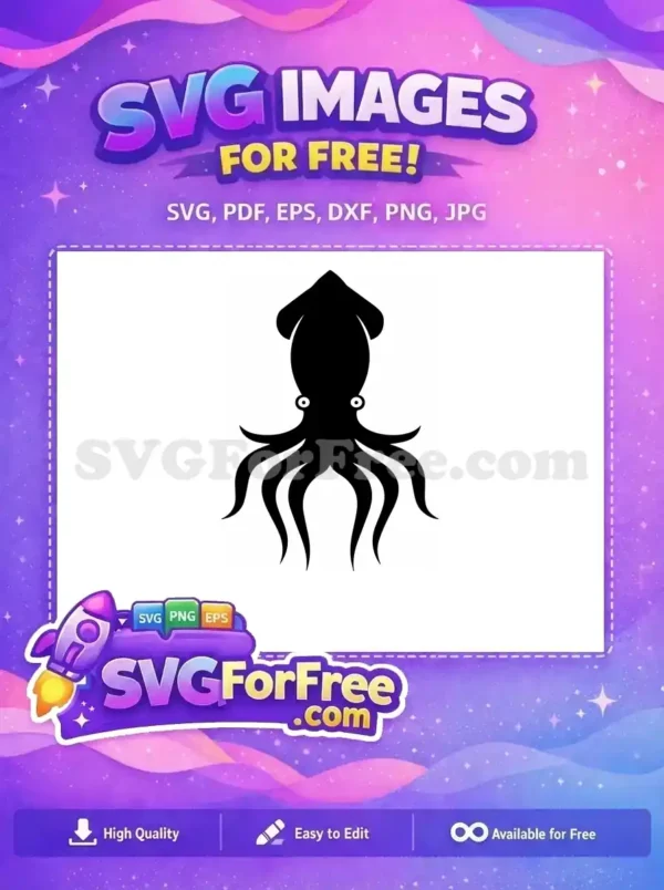 Free Black Octopus Free Tentacle Silhouette Sea Free SVG 1 Free Black Octopus Free Tentacle Silhouette Sea Free SVG 1