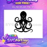 Free Grumpy Eyes Free Tentacle Suction Octopus Free SVG - Instant Download