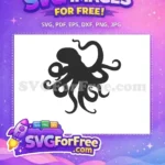 Free Detailed Tentacles Free Ocean Creature Octopus Free SVG 1 - Instant Download