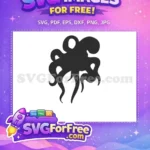 Free Ocean Tentacle Free Sea Silhouette Octopus Free SVG 1 - Instant Download