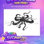 Free Detailed Tentacles Free Striped Body Cthulhu Free SVG - Instant Download