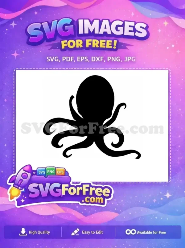 Free Tentacle Design Free Sea Creature Octopus Free SVG 10