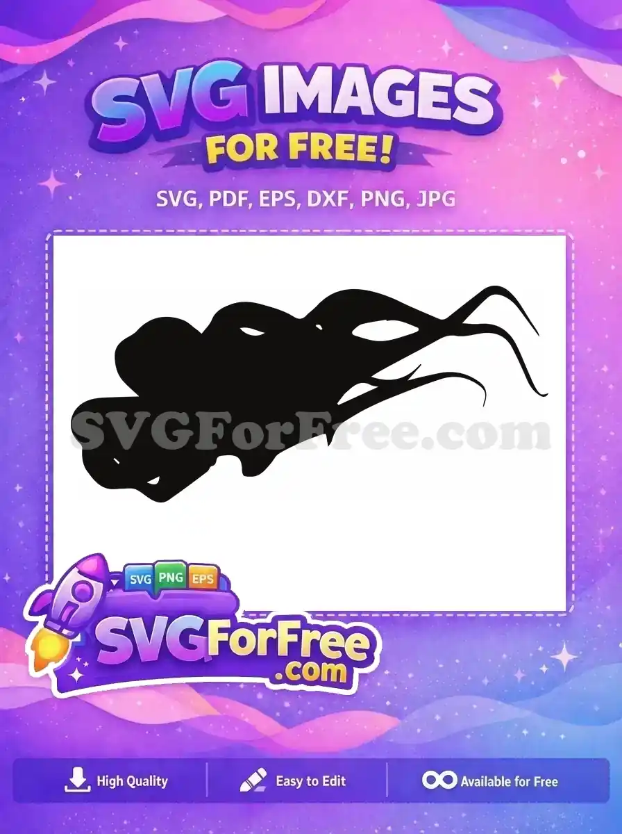Free Curled Tentacle Free Ocean Creature Octopus Free SVG