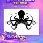Free Tentacle Design Free Sea Animal Octopus Free SVG 7 - Instant Download