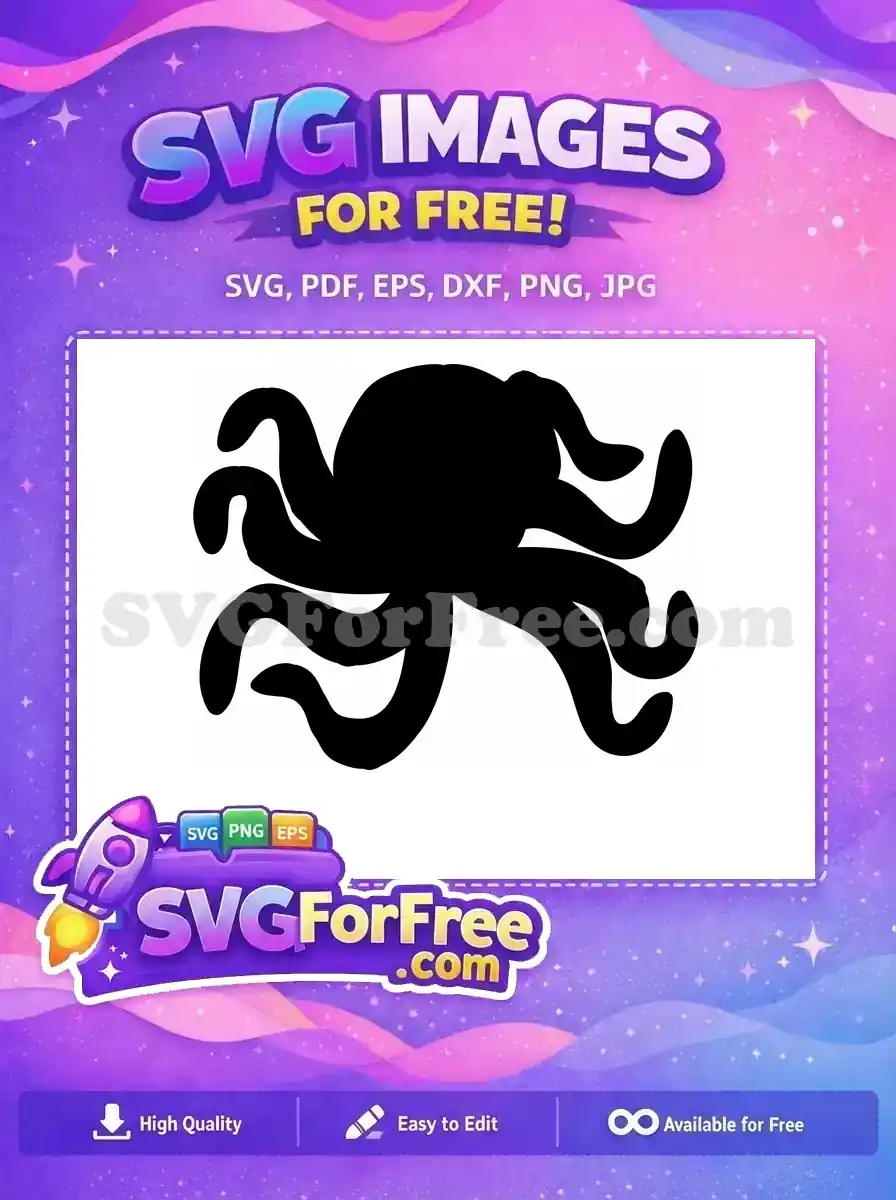 Free Tentacle Design Free Sea Creature Octopus Free SVG 13