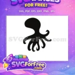 Free Curled Tentacles Free Sucker Details Ocean Free SVG - Instant Download