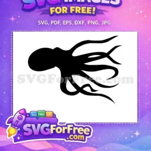 Free Black Octopus Tentacle Free Sea Silhouette Free SVG Free Black Octopus Tentacle Free Sea Silhouette Free SVG