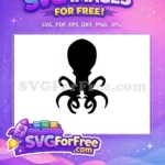 Free Cthulhu Inspired Free Octopus Tentacles Silhouette Free SVG - Instant Download