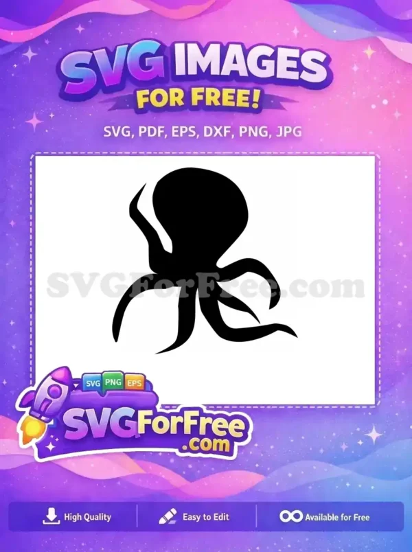 Free Tentacle Design Free Sea Creature Octopus Free SVG 15