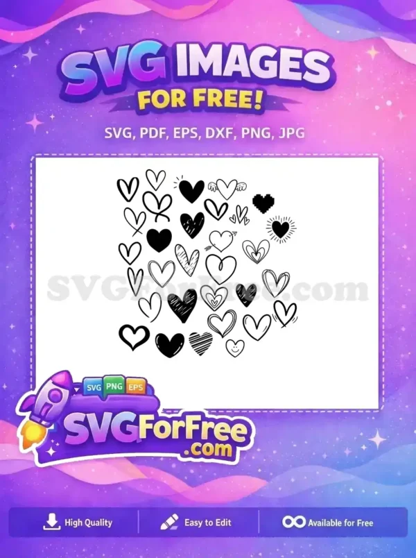 Free Doodle Heart Free Pixel Winged Heart Open Heart Free SVG Free Doodle Heart Free Pixel Winged Heart Open Heart Free SVG